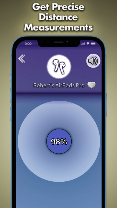 Bluetooth Scan Device Finder screenshot showing precision scan radar