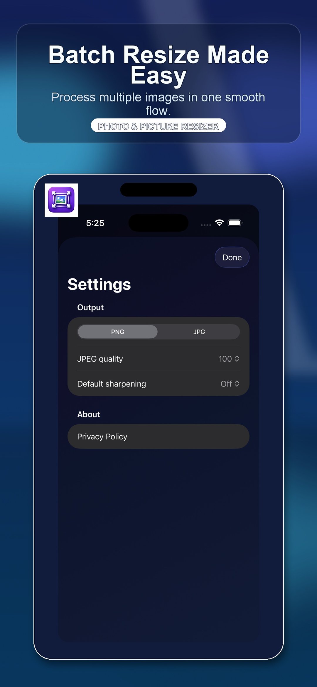 Photo & Picture Resizer screenshot 3